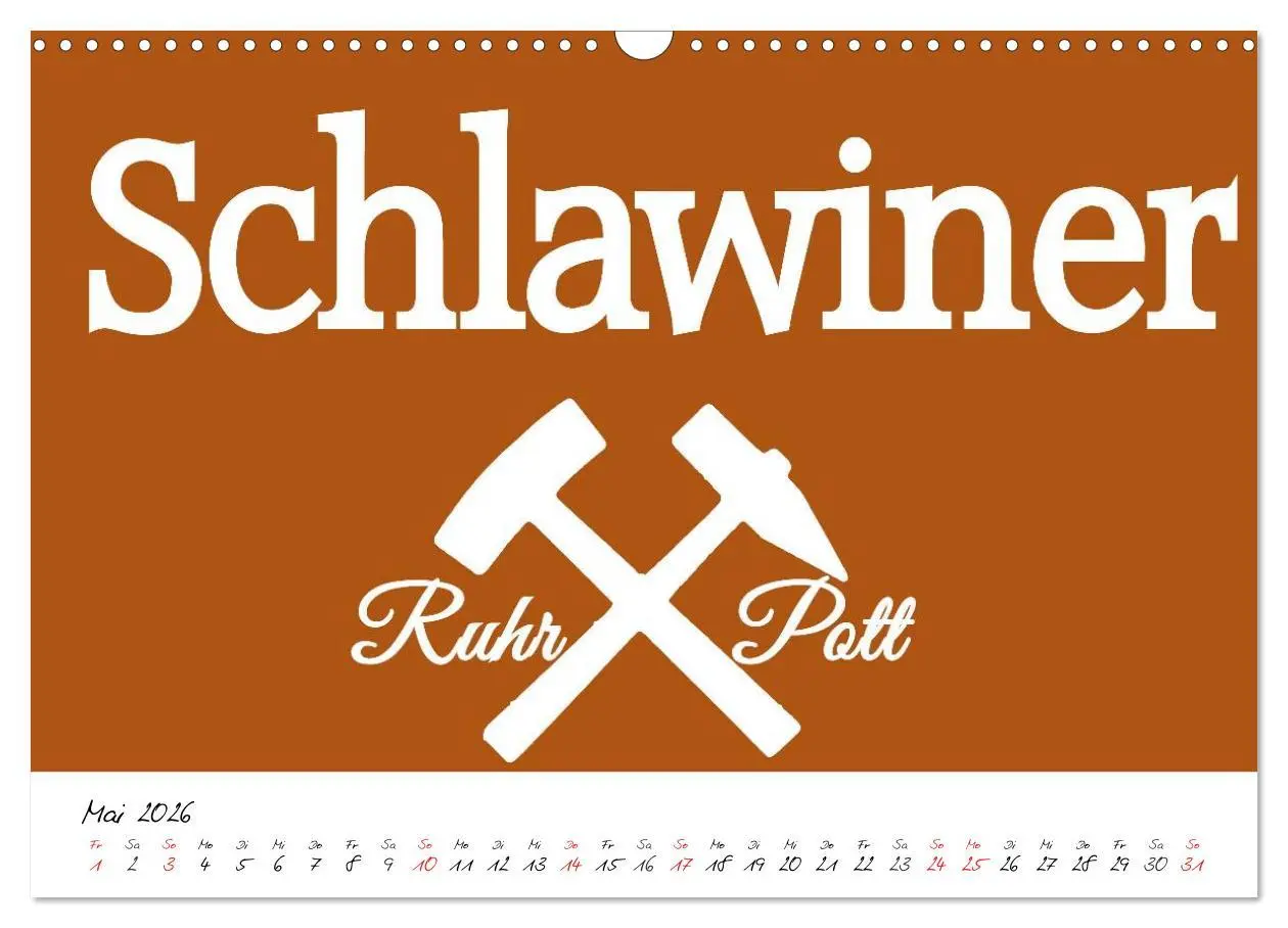 Bild: 9783457963258 | Ruhrpott Vokabeln (Wandkalender 2026 DIN A3 quer), CALVENDO...