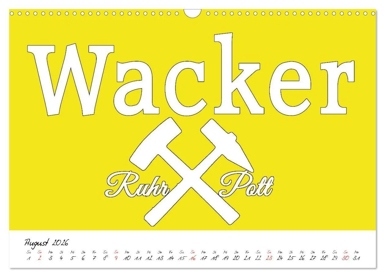 Bild: 9783457963258 | Ruhrpott Vokabeln (Wandkalender 2026 DIN A3 quer), CALVENDO...