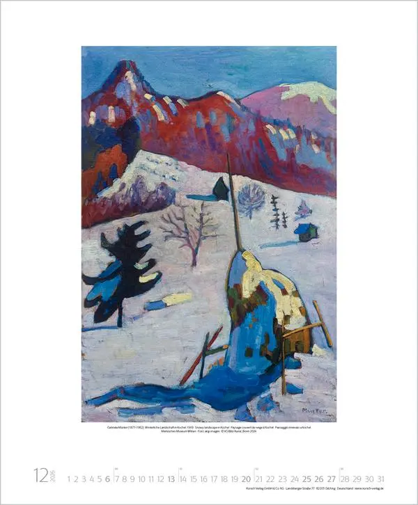Bild: 9783731883258 | Gabriele Münter 2026 | Verlag Korsch | Kalender | Spiralbindung | 2026