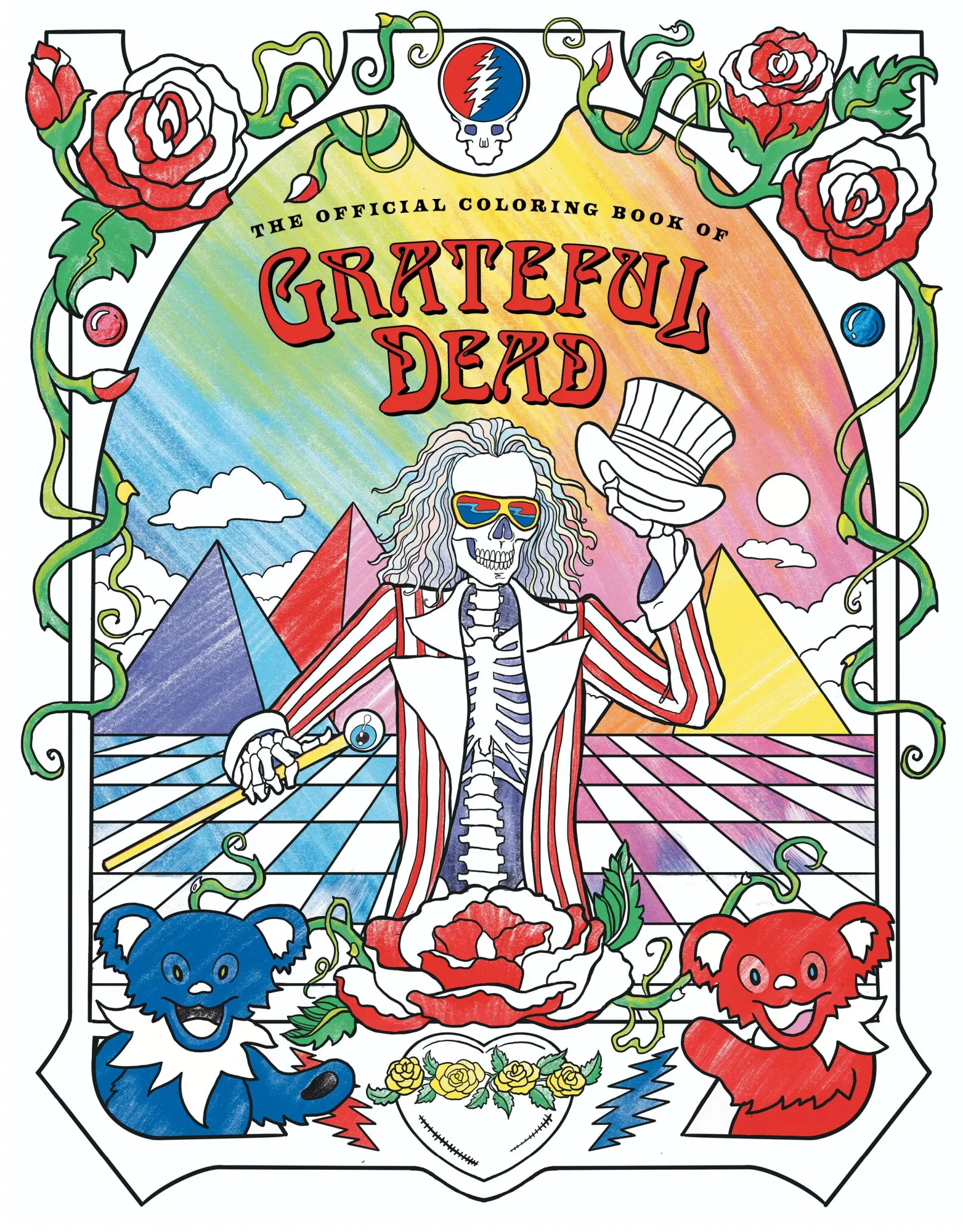 Cover: 9798886743258 | The Official Coloring Book of Grateful Dead | Taschenbuch | Englisch
