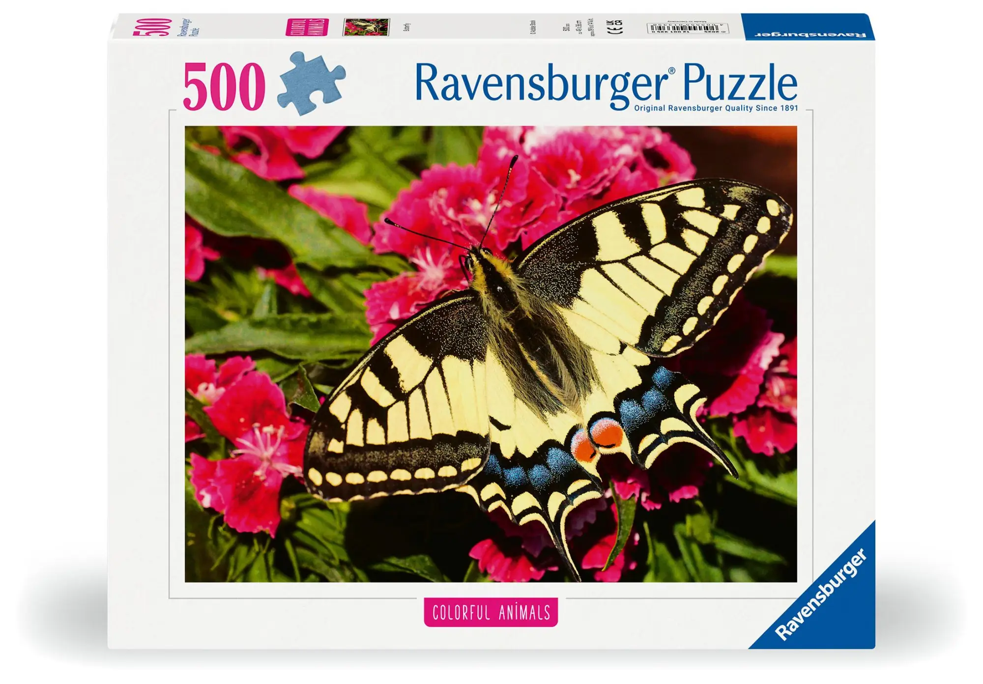 Cover: 4005555013358 | Erwachsenenpuzzle 500 Teile - Der Schmetterling | Colorful Animals