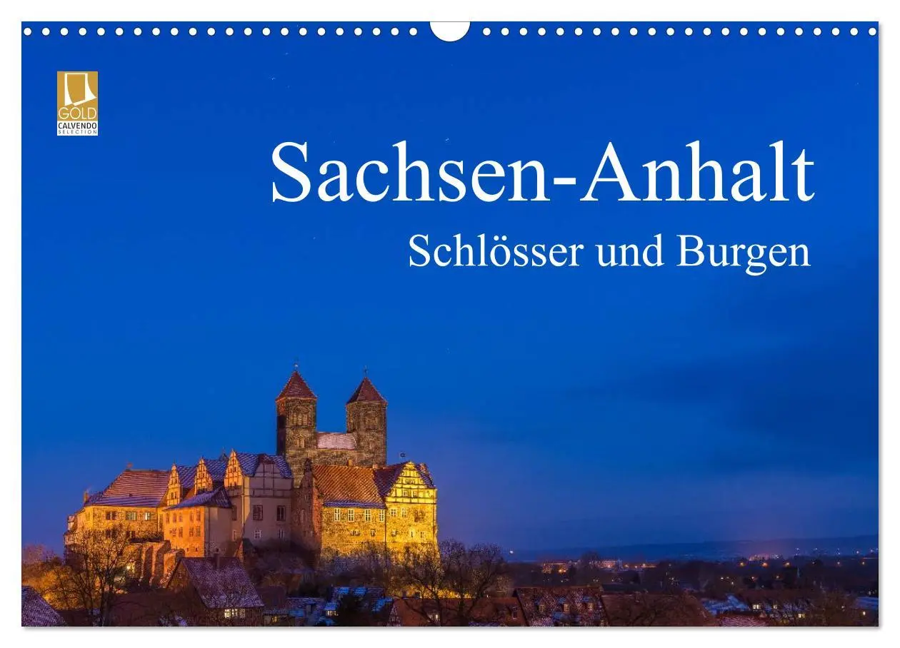 Cover: 9783435623358 | Sachsen-Anhalt - Schlösser und Burgen (Wandkalender 2025 DIN A3...
