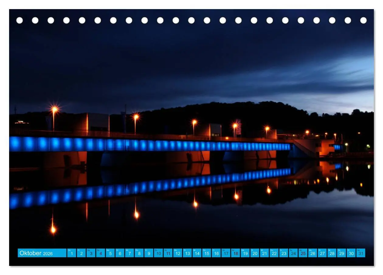 Bild: 9783457883358 | Essen Lichter der Nacht (Tischkalender 2026 DIN A5 quer), CALVENDO...