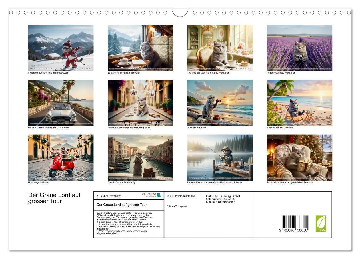 Bild: 9783516733358 | Der Graue Lord auf grosser Tour (Wandkalender 2026 DIN A3 quer),...