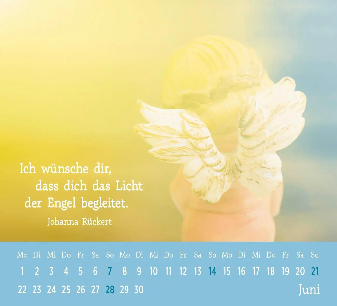 Bild: 4036442013458 | Mini-Kalender 2026: Der kleine Schutzengelkalender | Groh Verlag
