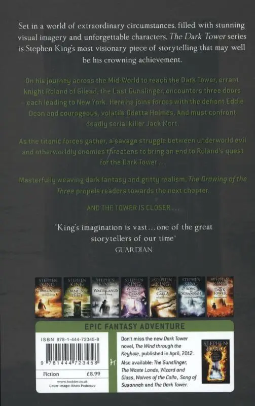 Rückseite: 9781444723458 | The Drawing of the Three | The Dark Tower II | Stephen King | Buch