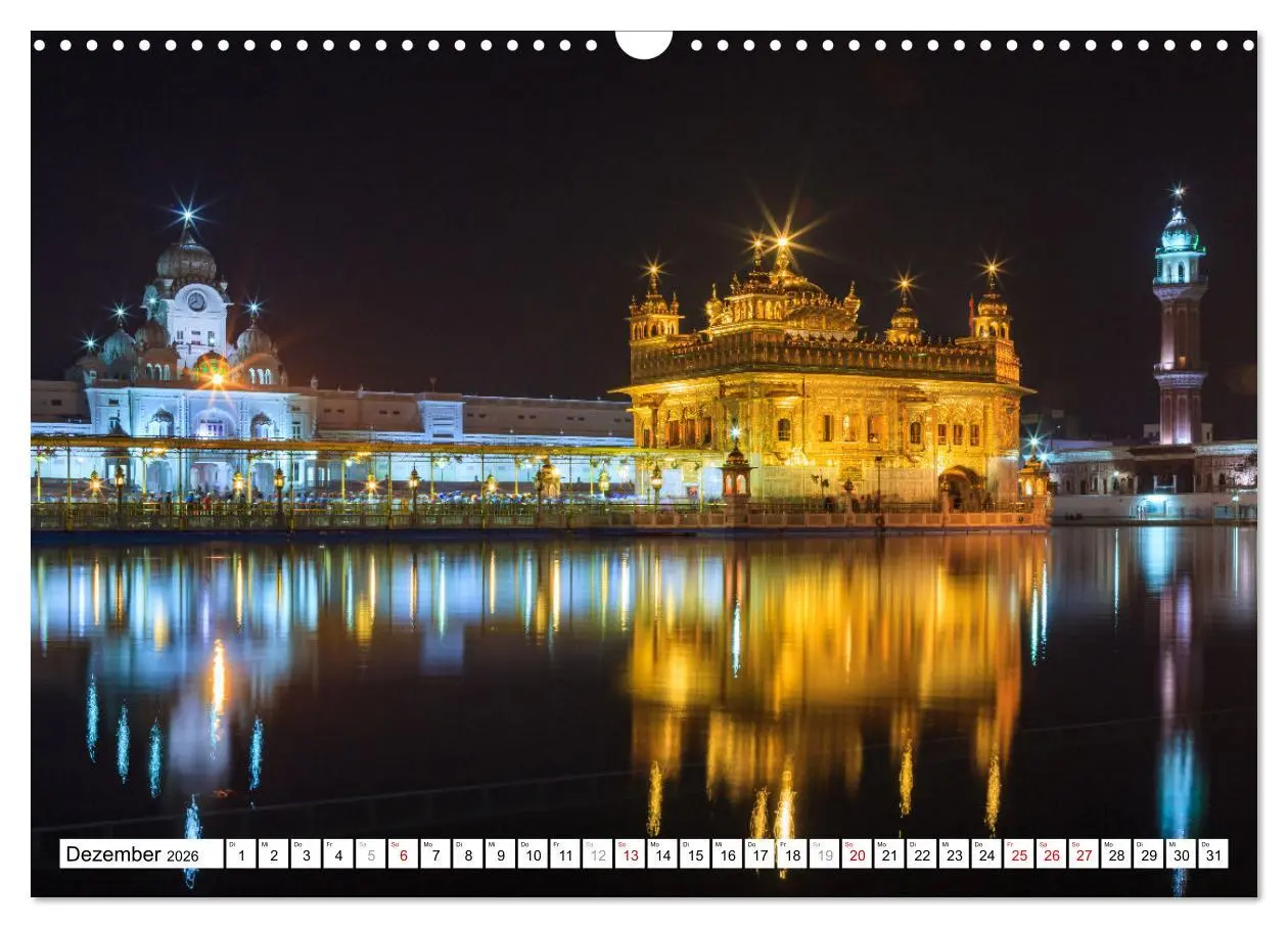 Bild: 9783457633458 | Faszination Indien (Wandkalender 2026 DIN A3 quer), CALVENDO...
