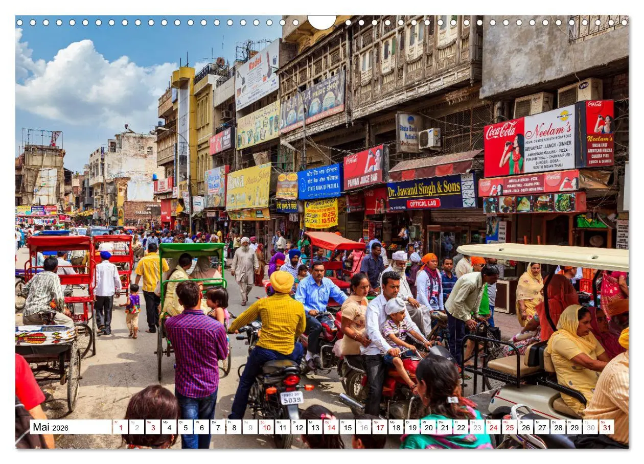 Bild: 9783457633458 | Faszination Indien (Wandkalender 2026 DIN A3 quer), CALVENDO...