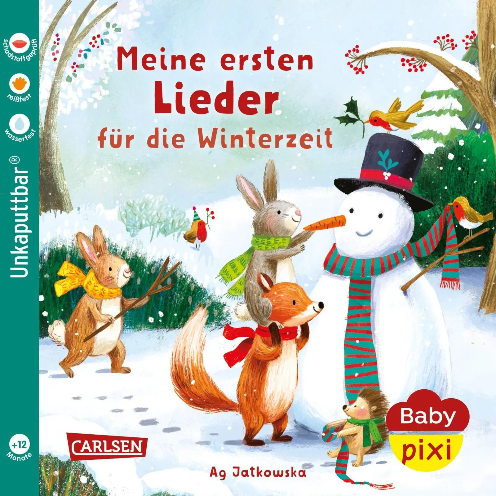 Cover: 9783551063458 | Baby Pixi (unkaputtbar) 180: Meine ersten Lieder für die Winterzeit