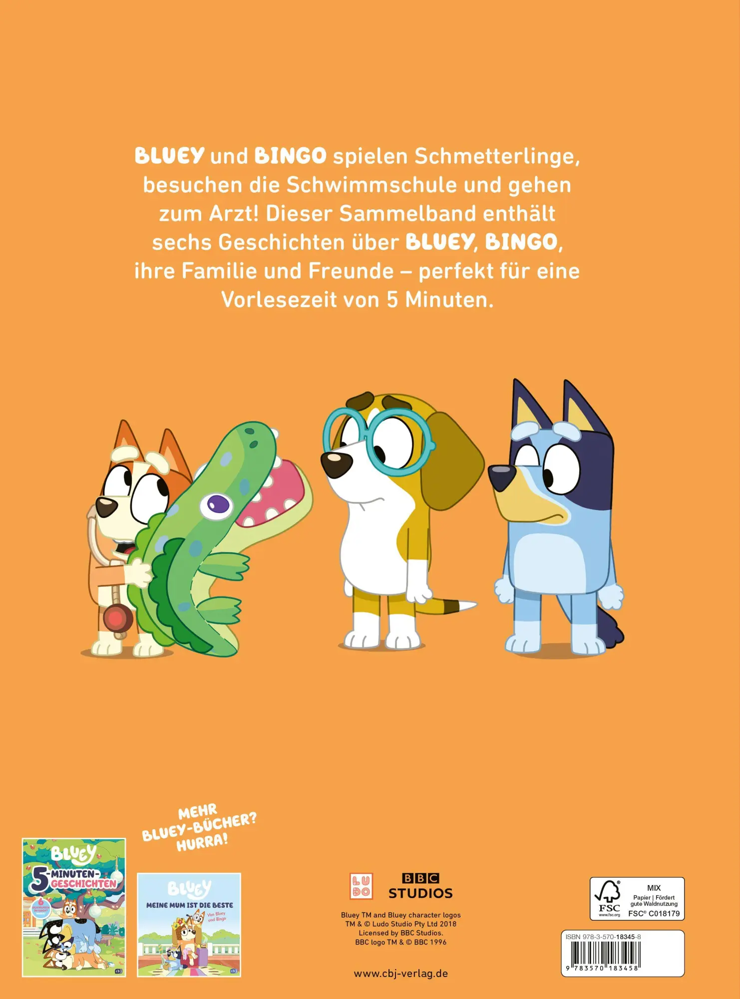 Bild: 9783570183458 | BLUEY - Neue 5-Minuten-Geschichten | Buch | 160 S. | Deutsch | 2026