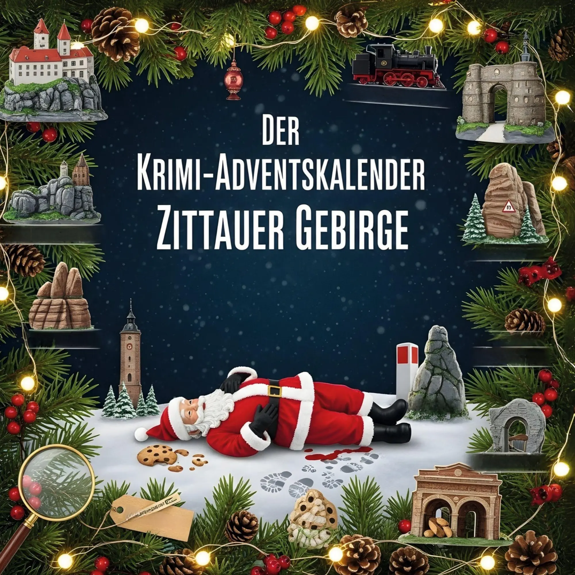 Cover: 9783695303458 | Der Krimi-Adventskalender Zittauer Gebirge | Hannah Huber | Buch