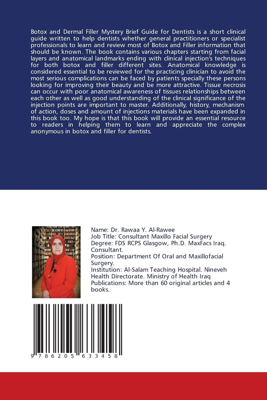 Rückseite: 9786205633458 | Botox and Dermal Filler Mystery Brief Guide for Dentists | Al-Rawee
