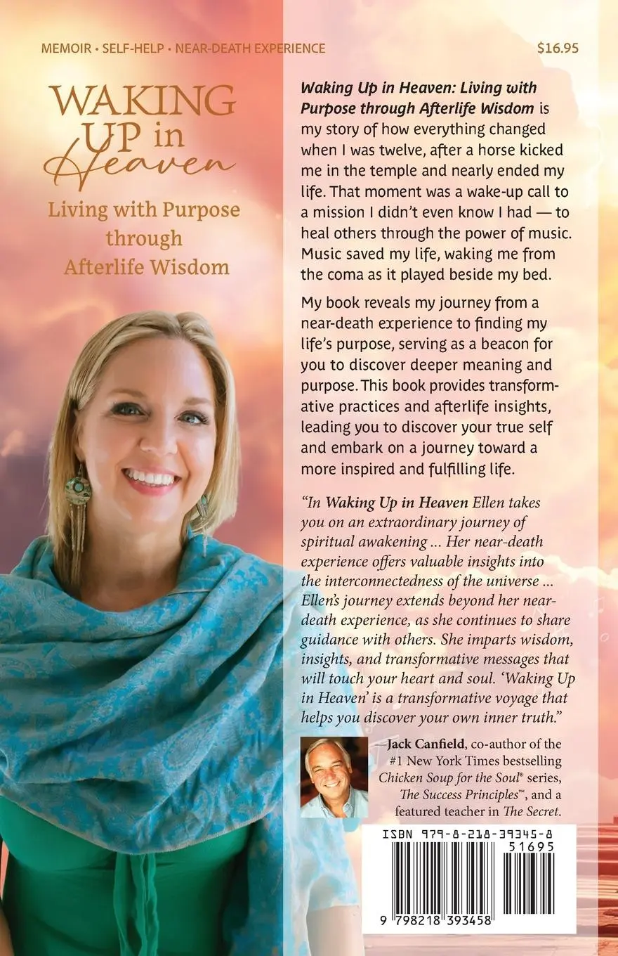 Rückseite: 9798218393458 | Waking Up in Heaven | Living with Purpose through Afterlife Wisdom