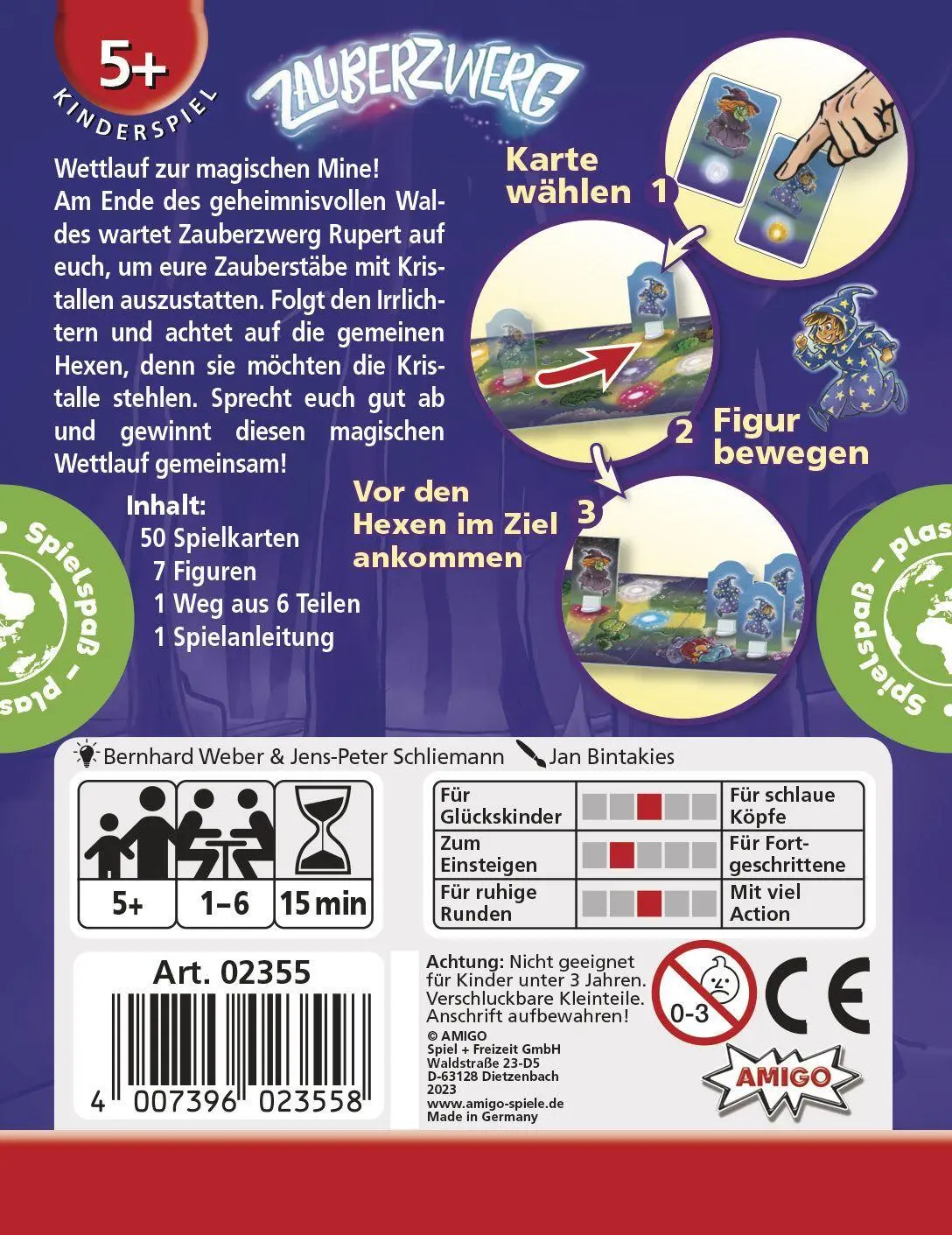 Bild: 4007396023558 | Zauberzwerg | AMIGO - Kinderspiel | AMIGO Spiel Freizeit | Spiel
