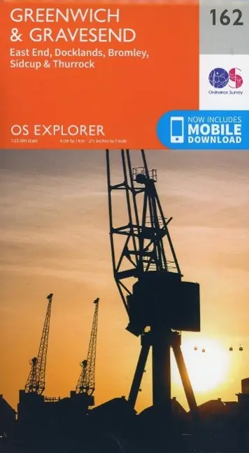 Cover: 9780319243558 | Greenwich and Gravesend | Ordnance Survey | (Land-)Karte | Englisch