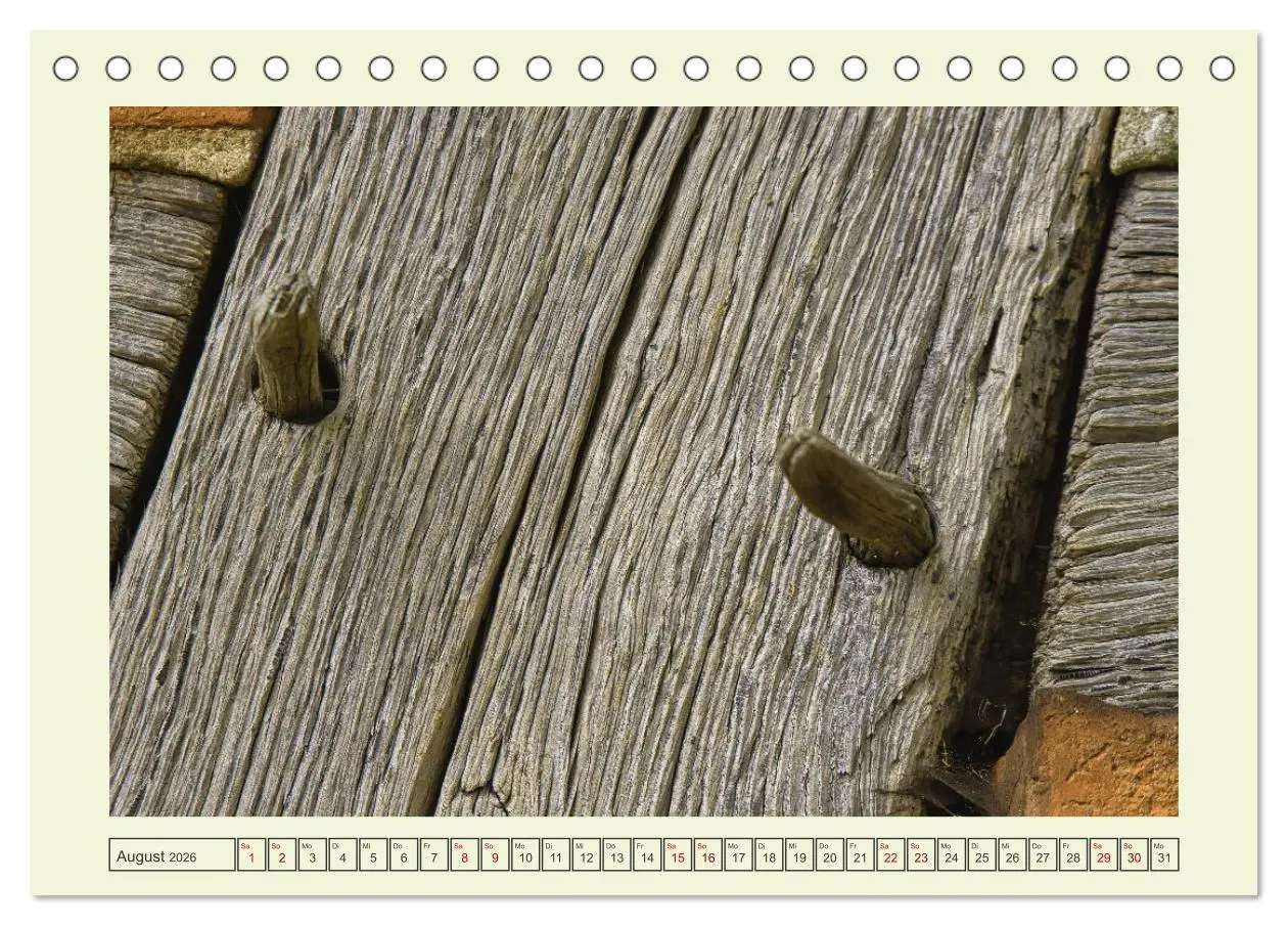 Bild: 9783457623558 | Einfach Holz (Tischkalender 2026 DIN A5 quer), CALVENDO Monatskalender