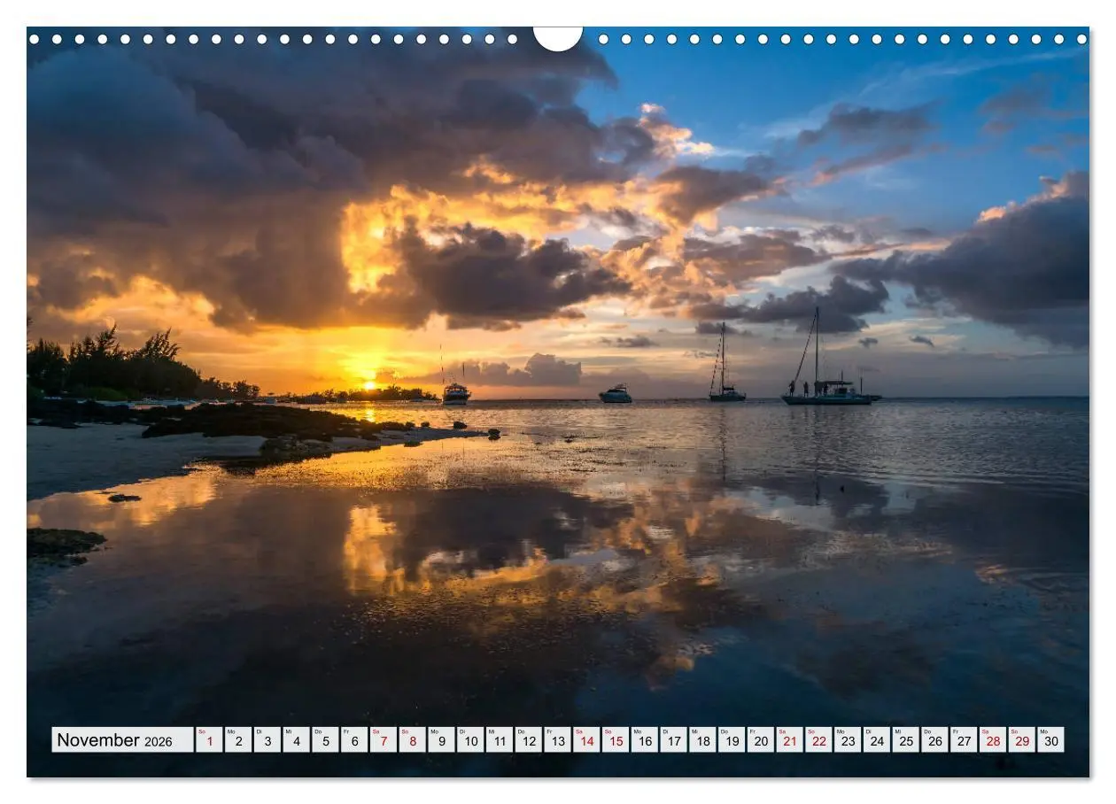 Bild: 9783457933558 | Traumstrände auf Mauritius (Wandkalender 2026 DIN A3 quer),...
