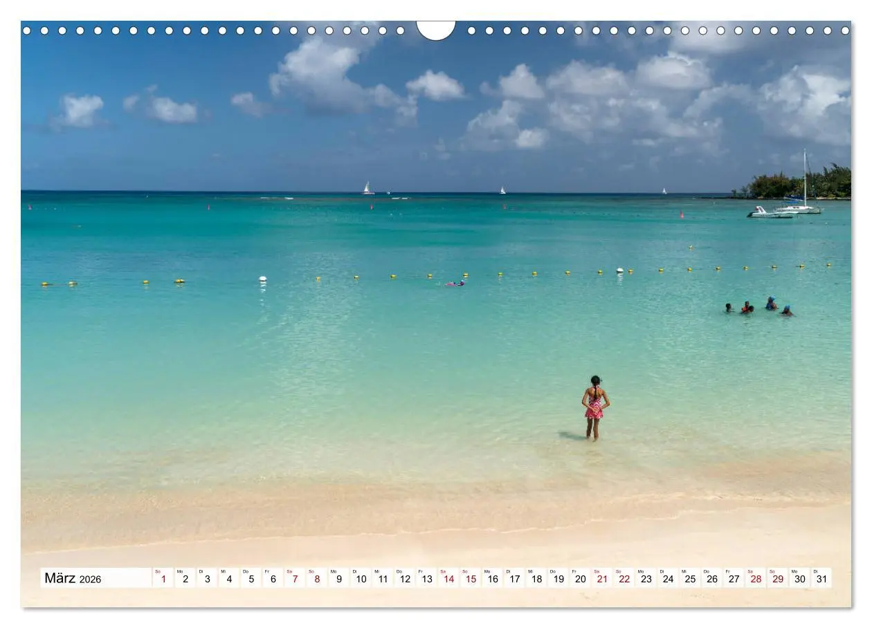 Bild: 9783457933558 | Traumstrände auf Mauritius (Wandkalender 2026 DIN A3 quer),...