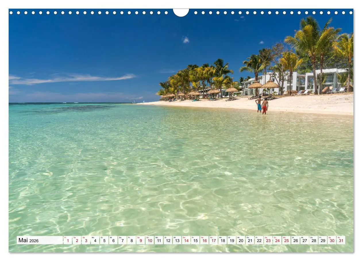 Bild: 9783457933558 | Traumstrände auf Mauritius (Wandkalender 2026 DIN A3 quer),...