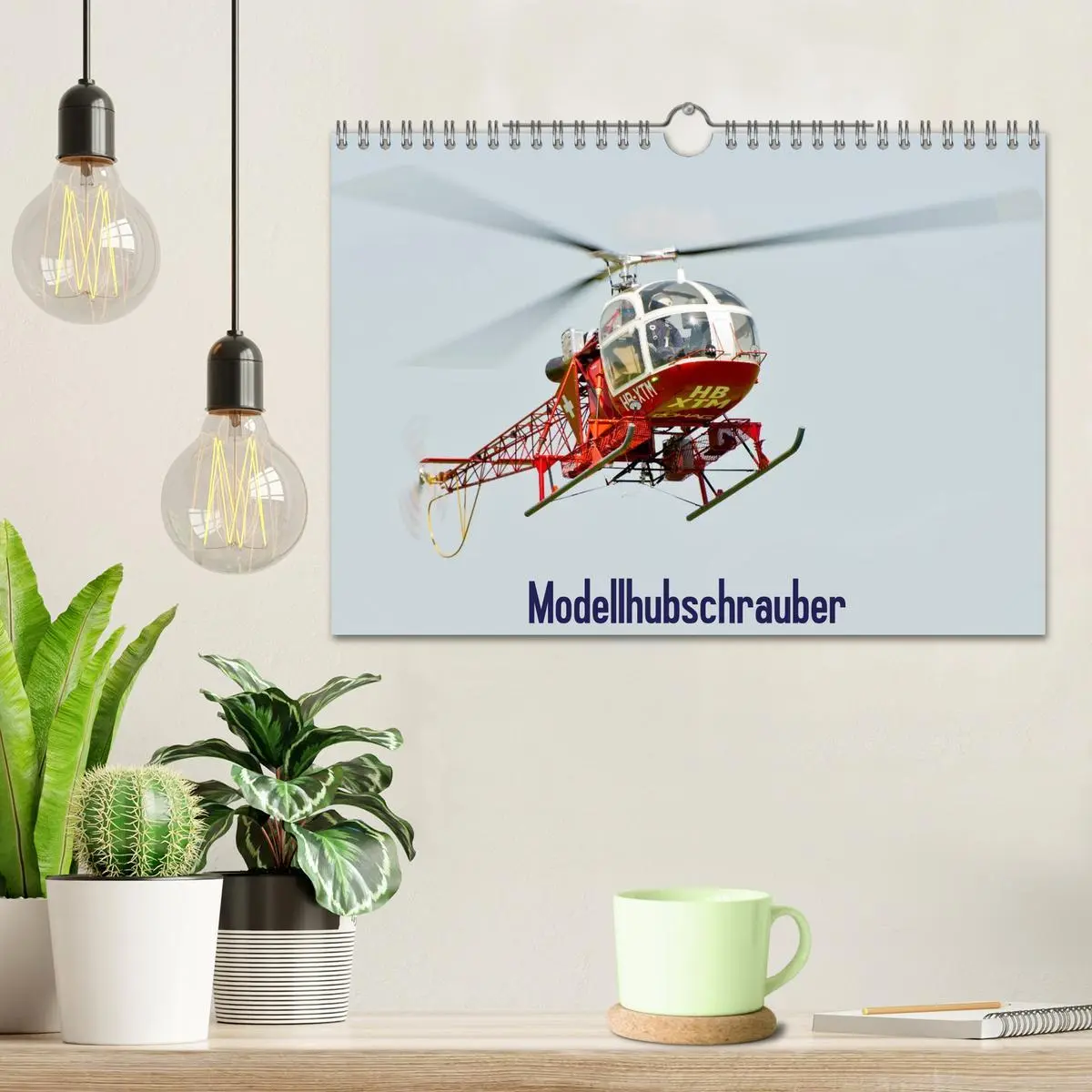 Bild: 9783516193558 | Modellhubschrauber (Wandkalender 2026 DIN A4 quer), CALVENDO...
