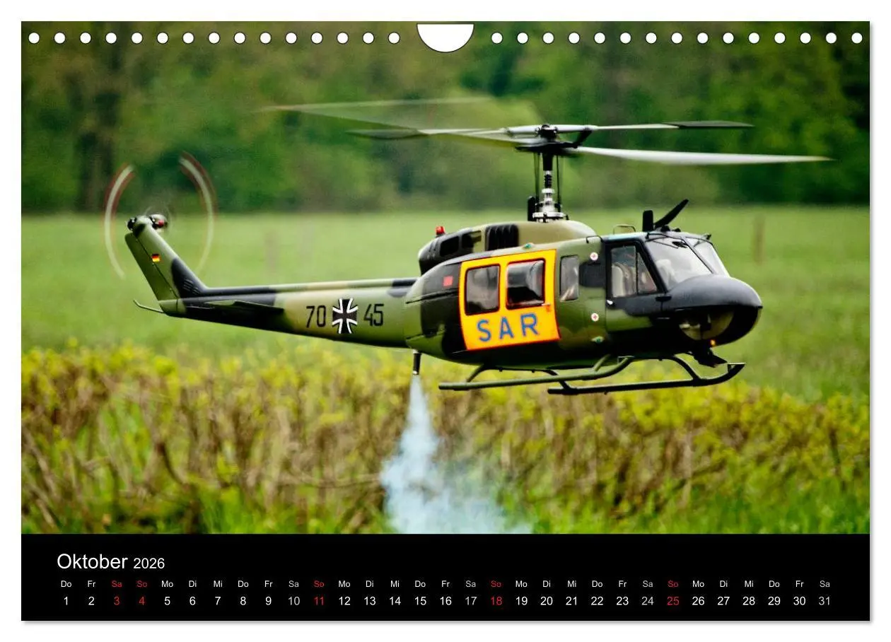 Bild: 9783516193558 | Modellhubschrauber (Wandkalender 2026 DIN A4 quer), CALVENDO...