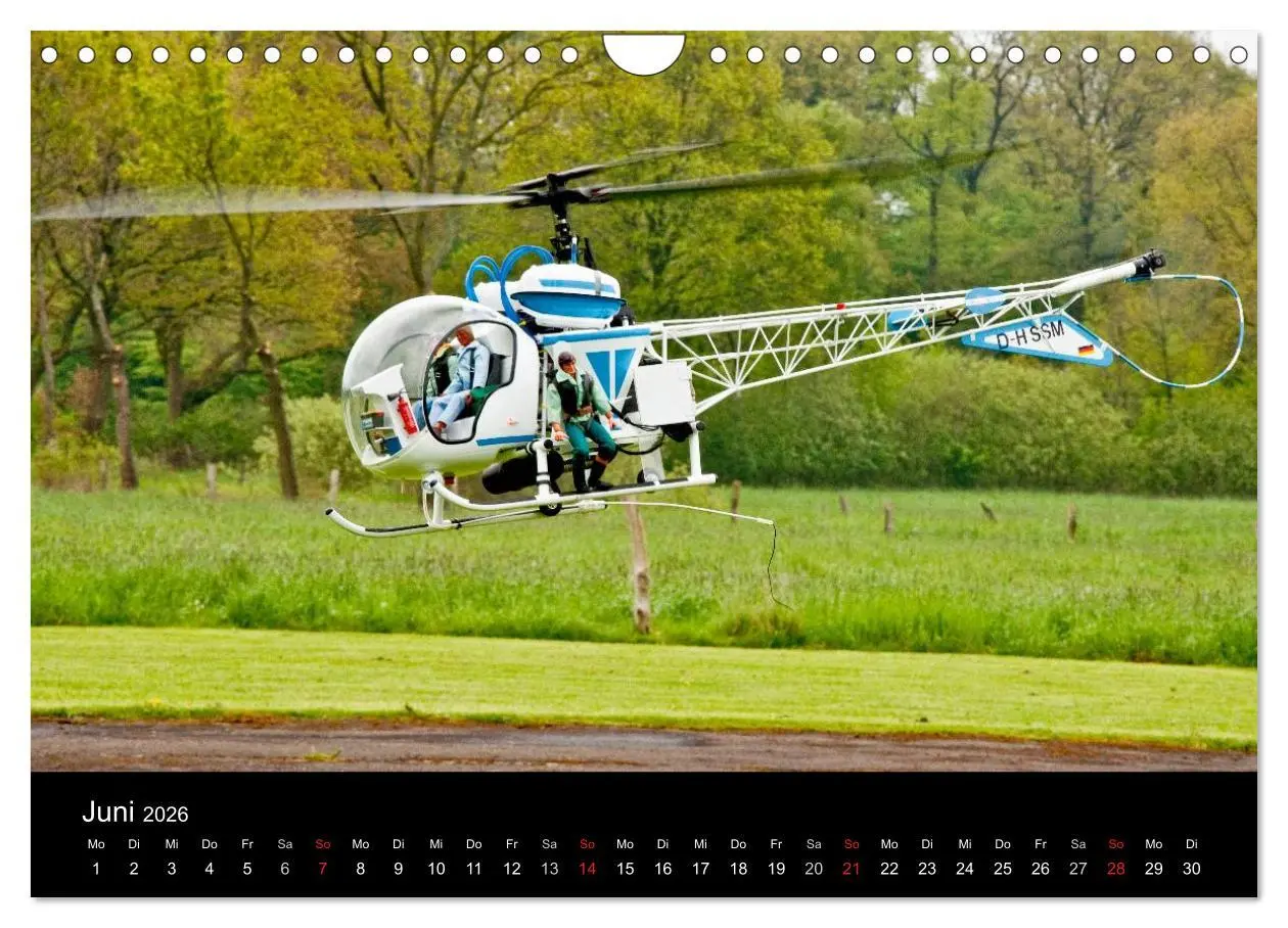 Bild: 9783516193558 | Modellhubschrauber (Wandkalender 2026 DIN A4 quer), CALVENDO...