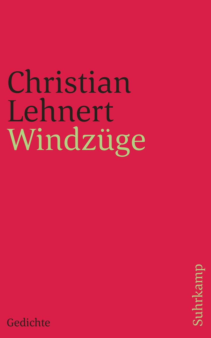 Cover: 9783518243558 | Windzüge | Gedichte | Christian Lehnert | Taschenbuch | 108 S. | 2024