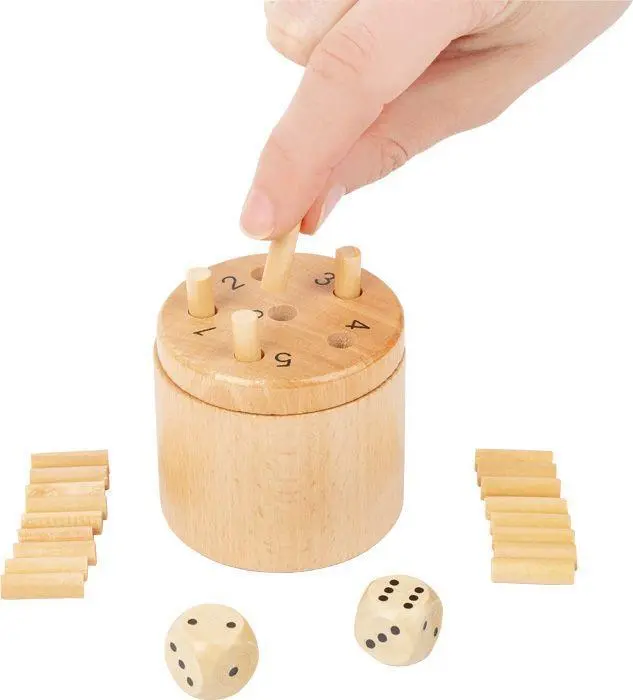 Bild: 4020972113658 | Würfelspiel 6 raus | small foot | Spiel | 11365 | Deutsch | 2023