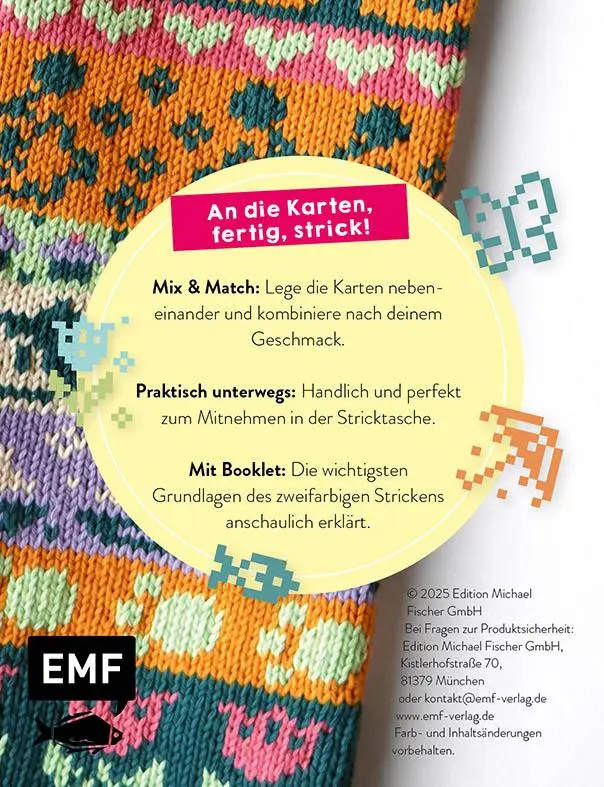 Rückseite: 4260478343658 | 55 x stricken - Gute-Laune-Motive: Deine Strickmustersammlung als...