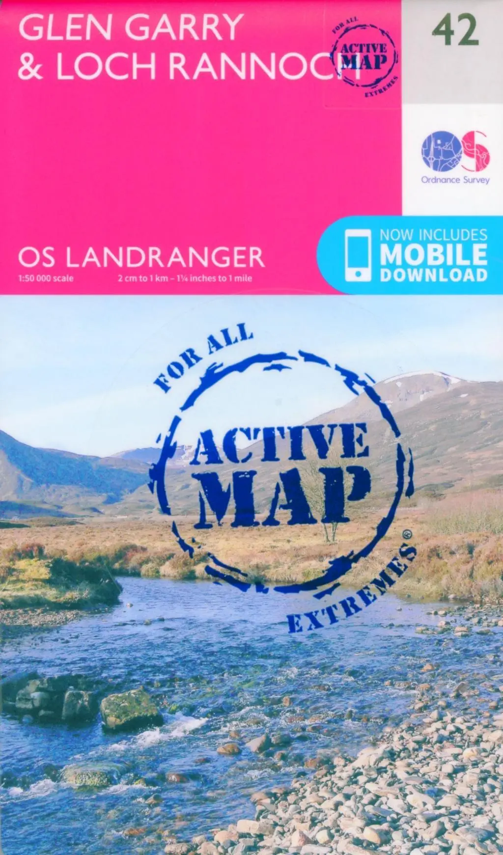 Cover: 9780319473658 | Glen Garry &amp; Loch Rannoch | Ordnance Survey | (Land-)Karte | Englisch
