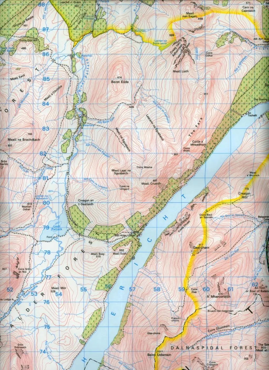 Bild: 9780319473658 | Glen Garry &amp; Loch Rannoch | Ordnance Survey | (Land-)Karte | Englisch