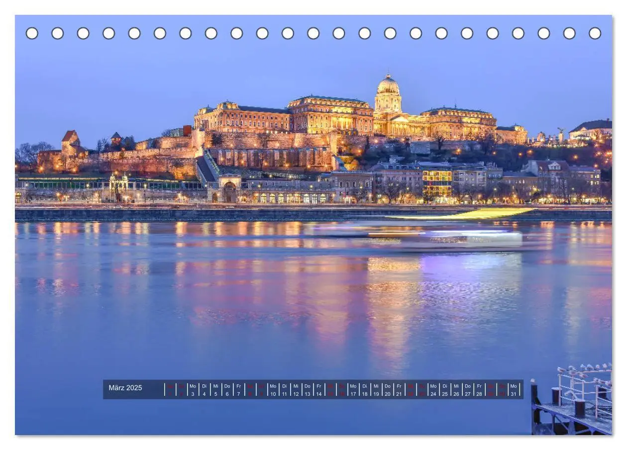 Bild: 9783435143658 | Budapest - Die Stadt an der Donau (Tischkalender 2025 DIN A5 quer),...