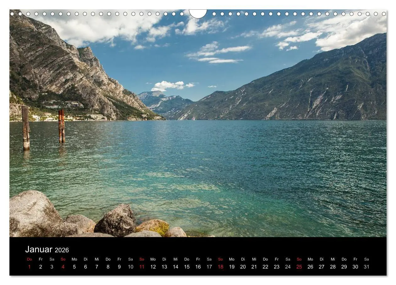 Bild: 9783516013658 | Die schönste Seite am Gardasee (Wandkalender 2026 DIN A3 quer),...