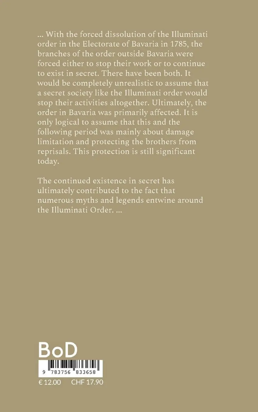 Rückseite: 9783756833658 | The Constitution of the Illuminati Order | Cornelius Rosenberg | Buch
