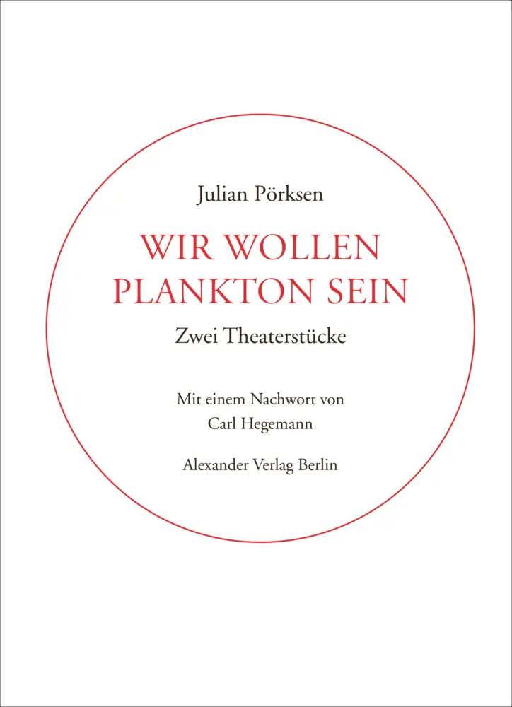 Cover: 9783895813658 | Wir wollen Plankton sein | Ein Theatertext für 2 Männer, 1 Dame | Buch