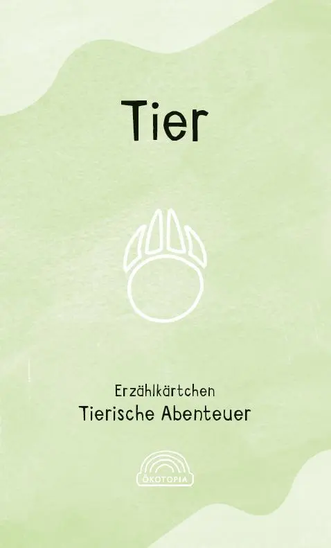 Bild: 9783960463658 | Erzählkärtchen: Tierische Abenteuer | Ursula Günster-Schöning | Buch