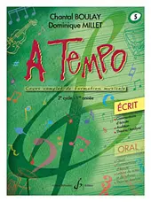 Cover: 9790043083658 | A Tempo - Partie Ecrite - Volume 5 | Chantal Boulay | Buch