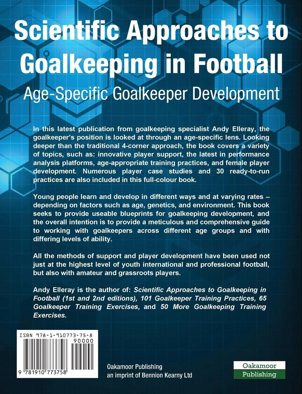 Rückseite: 9781910773758 | Scientific Approaches to Goalkeeping in Football | Andy Elleray | Buch
