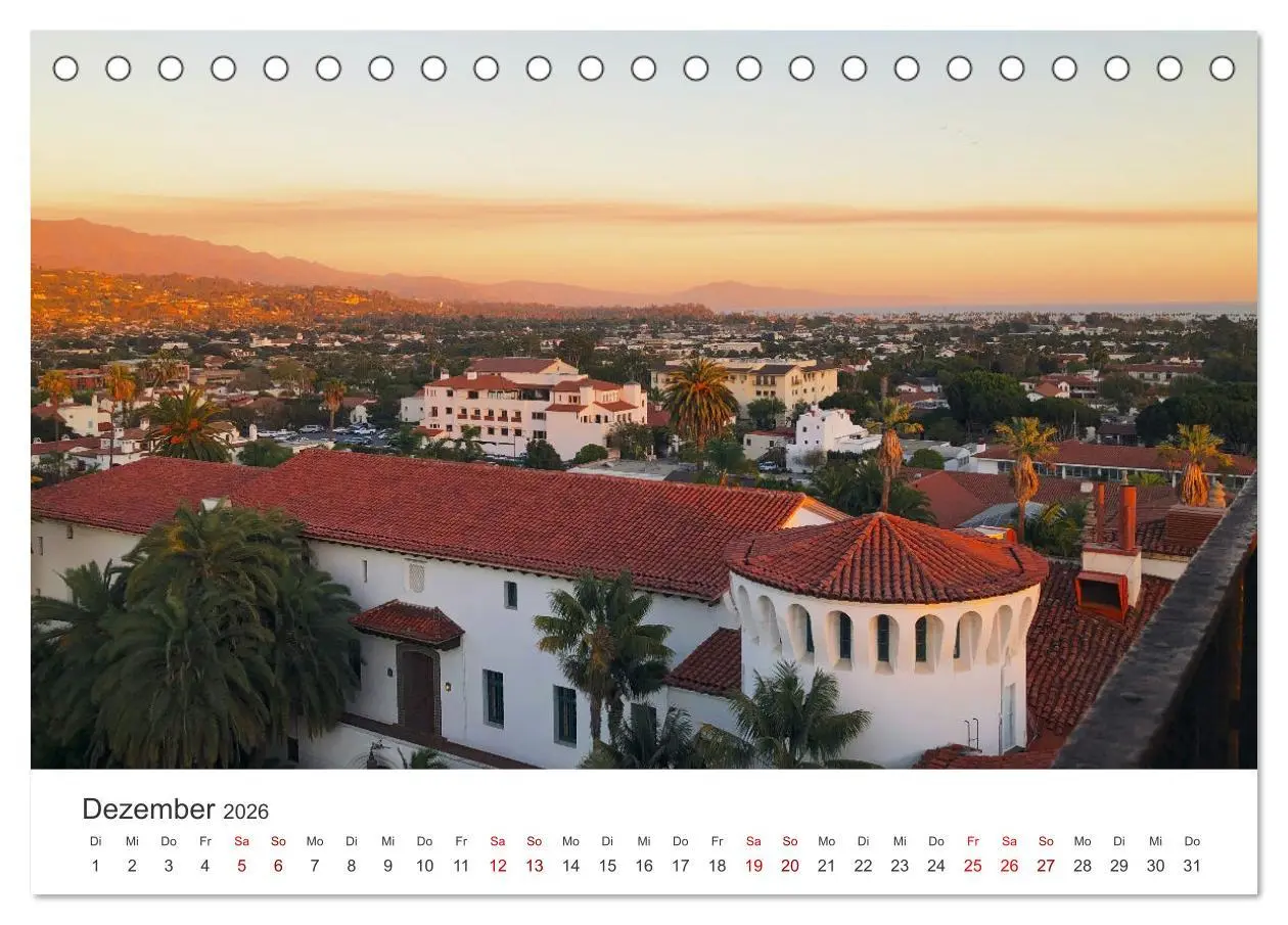 Bild: 9783457603758 | Santa Barbara - Die kalifornische Stadt am Pazifik. (Tischkalender...