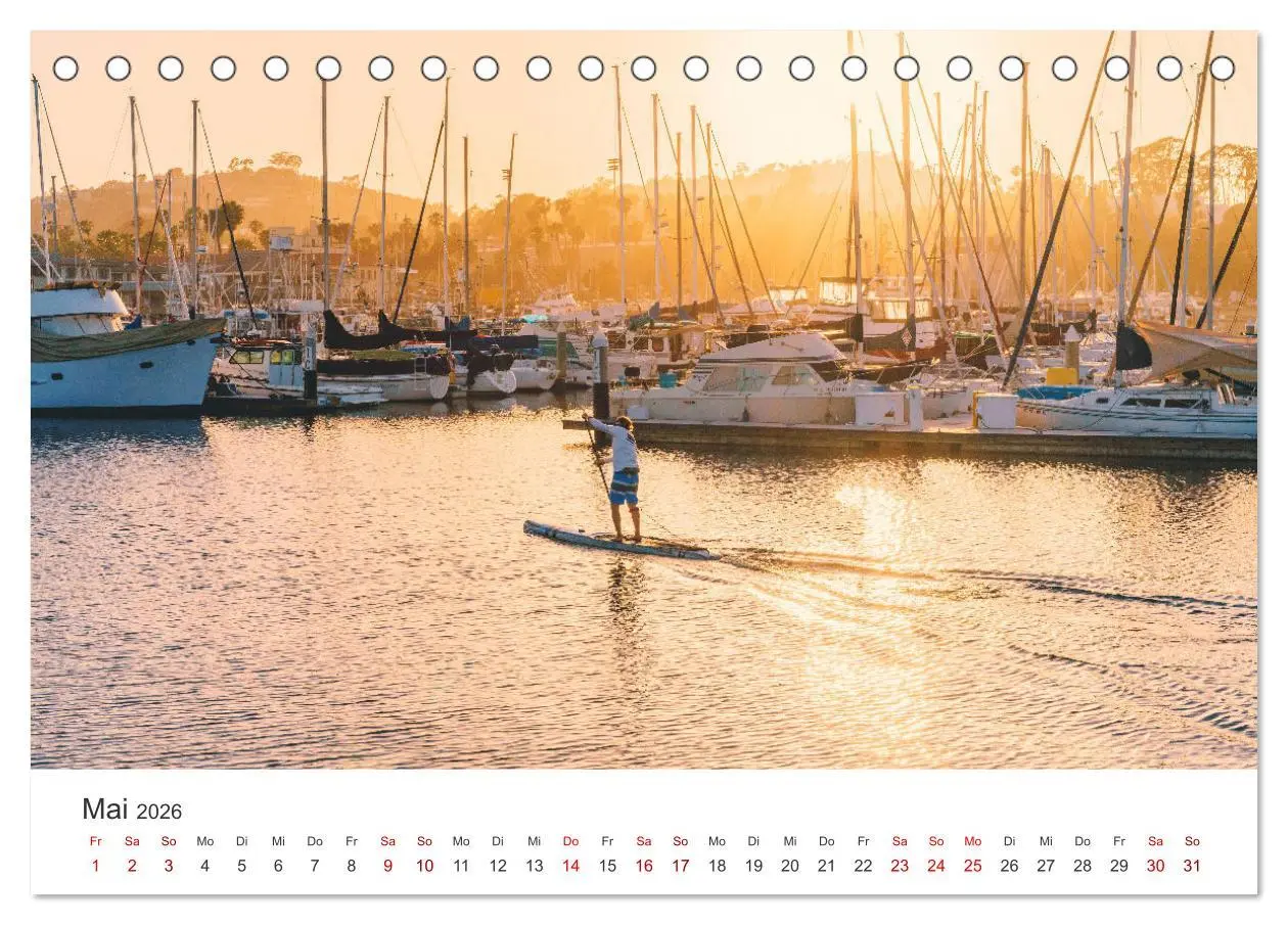 Bild: 9783457603758 | Santa Barbara - Die kalifornische Stadt am Pazifik. (Tischkalender...