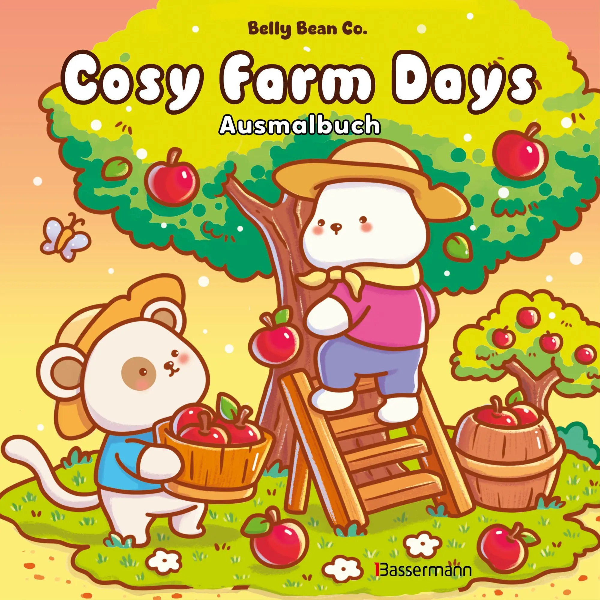 Cover: 9783809453758 | Cosy Farm Days - Ausmalbuch | Belly Bean Co. | Taschenbuch | 96 S.
