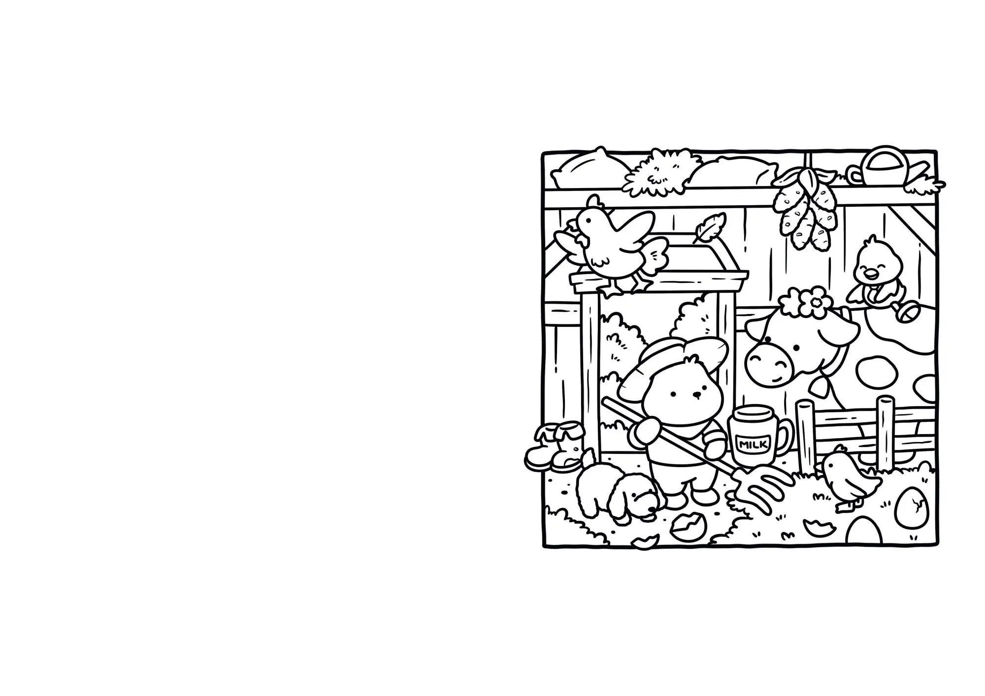 Bild: 9783809453758 | Cosy Farm Days - Ausmalbuch | Belly Bean Co. | Taschenbuch | 96 S.