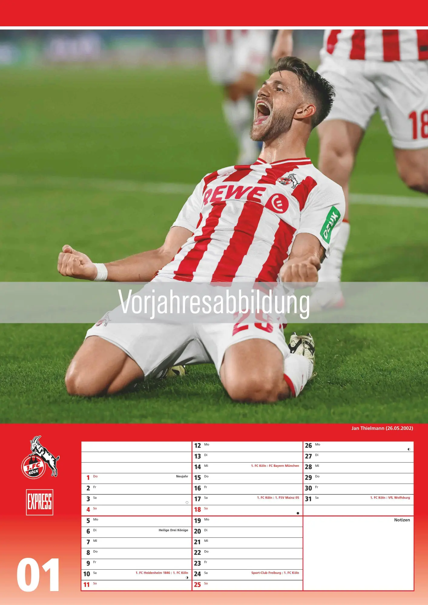 Bild: 4069095013858 | 1. FC Köln 2027 | Neumann Verlage GmbH &amp; Co KG (u. a.) | Kalender
