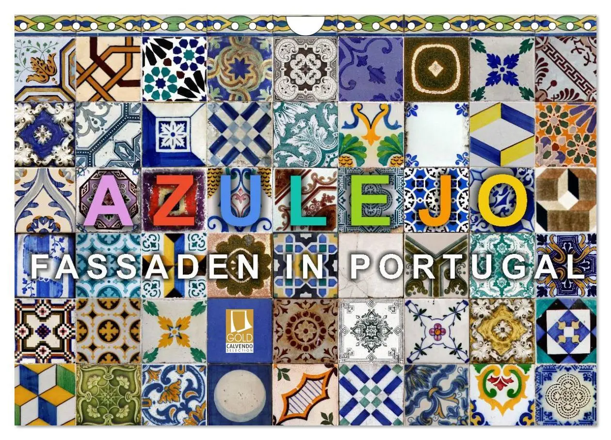 Cover: 9783516163858 | Azulejo-Fassaden in Portugal (Wandkalender 2026 DIN A4 quer),...
