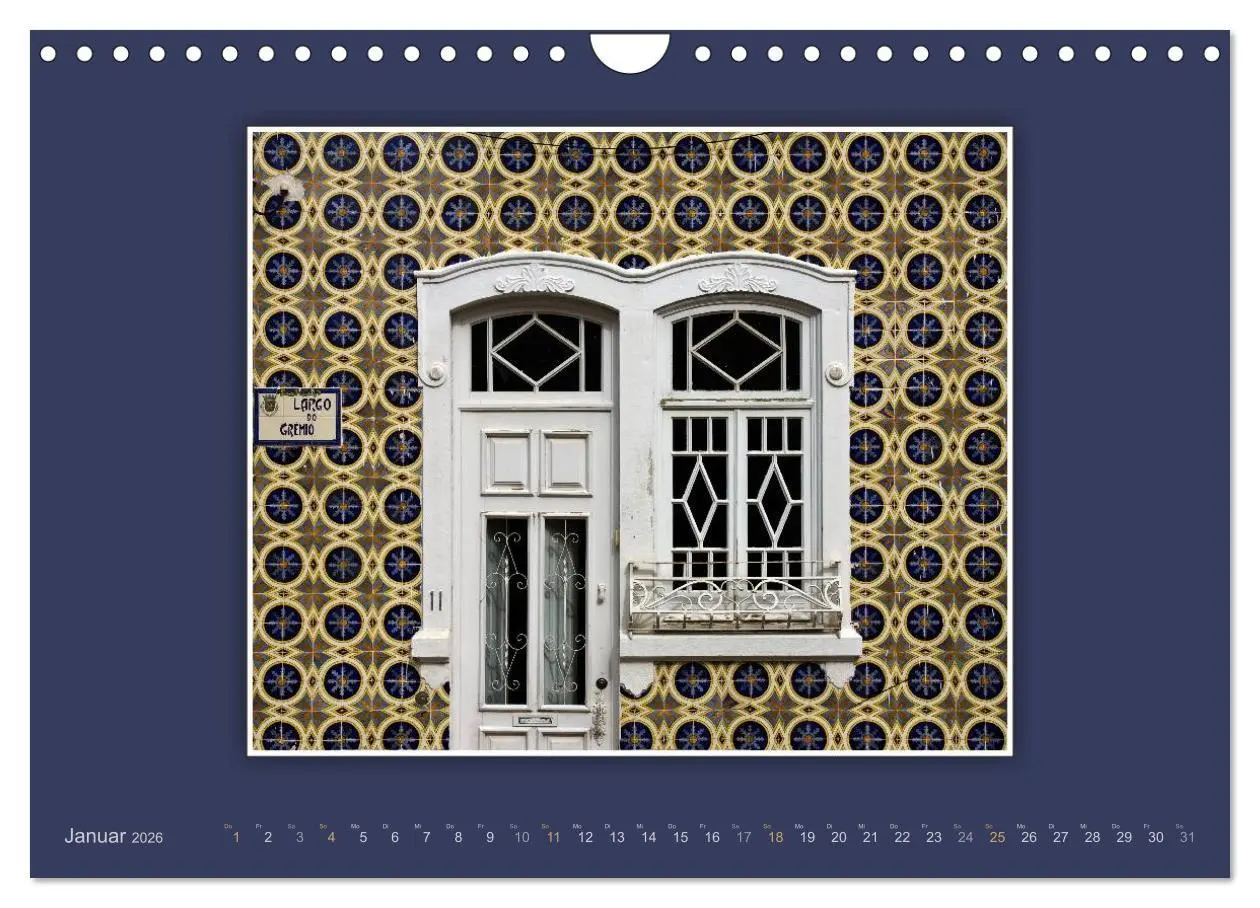 Bild: 9783516163858 | Azulejo-Fassaden in Portugal (Wandkalender 2026 DIN A4 quer),...