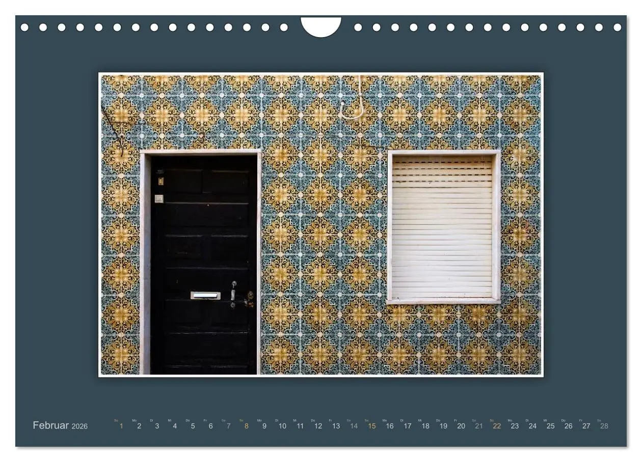 Bild: 9783516163858 | Azulejo-Fassaden in Portugal (Wandkalender 2026 DIN A4 quer),...