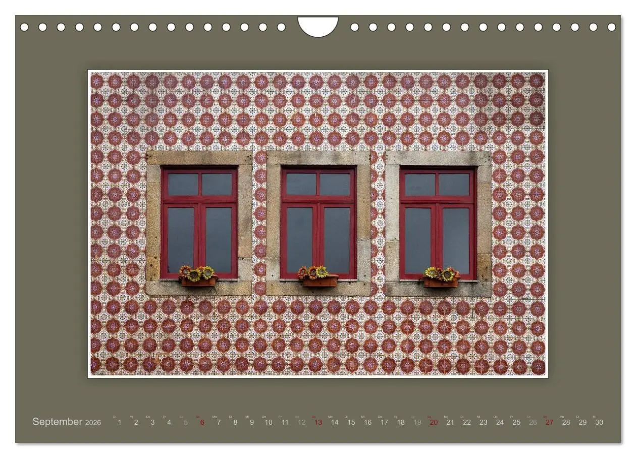 Bild: 9783516163858 | Azulejo-Fassaden in Portugal (Wandkalender 2026 DIN A4 quer),...