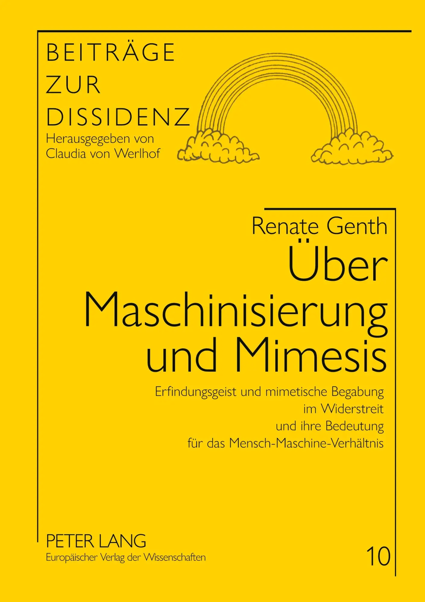 Cover: 9783631383858 | Über Maschinisierung und Mimesis | Renate Genth | Taschenbuch | 274 S.