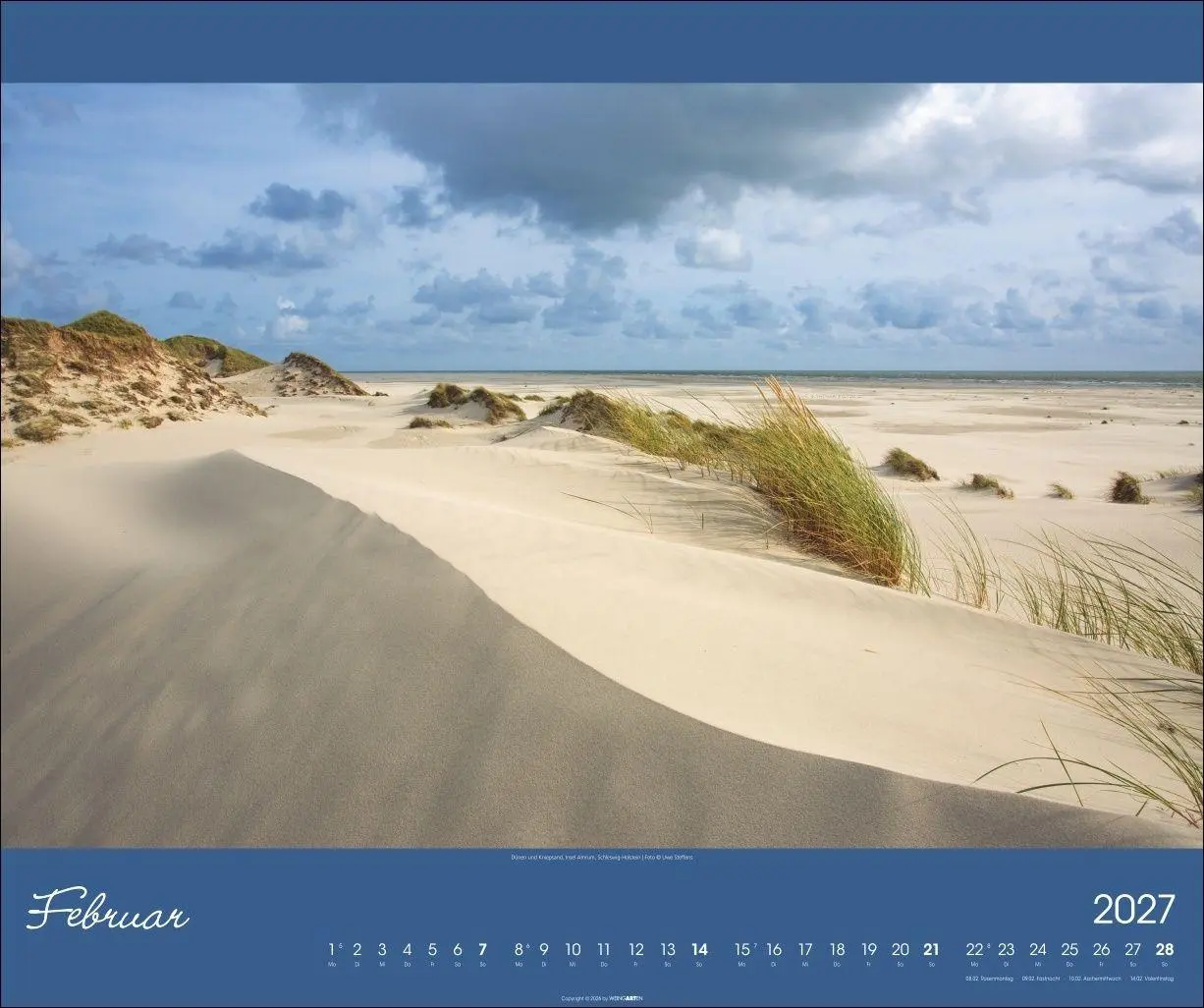 Bild: 9783839903858 | Nordsee Kalender 2027 | Uwe Steffens | Kalender | Spiralbindung | 2027