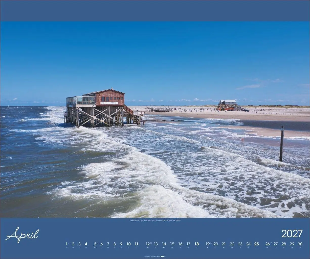 Bild: 9783839903858 | Nordsee Kalender 2027 | Uwe Steffens | Kalender | Spiralbindung | 2027